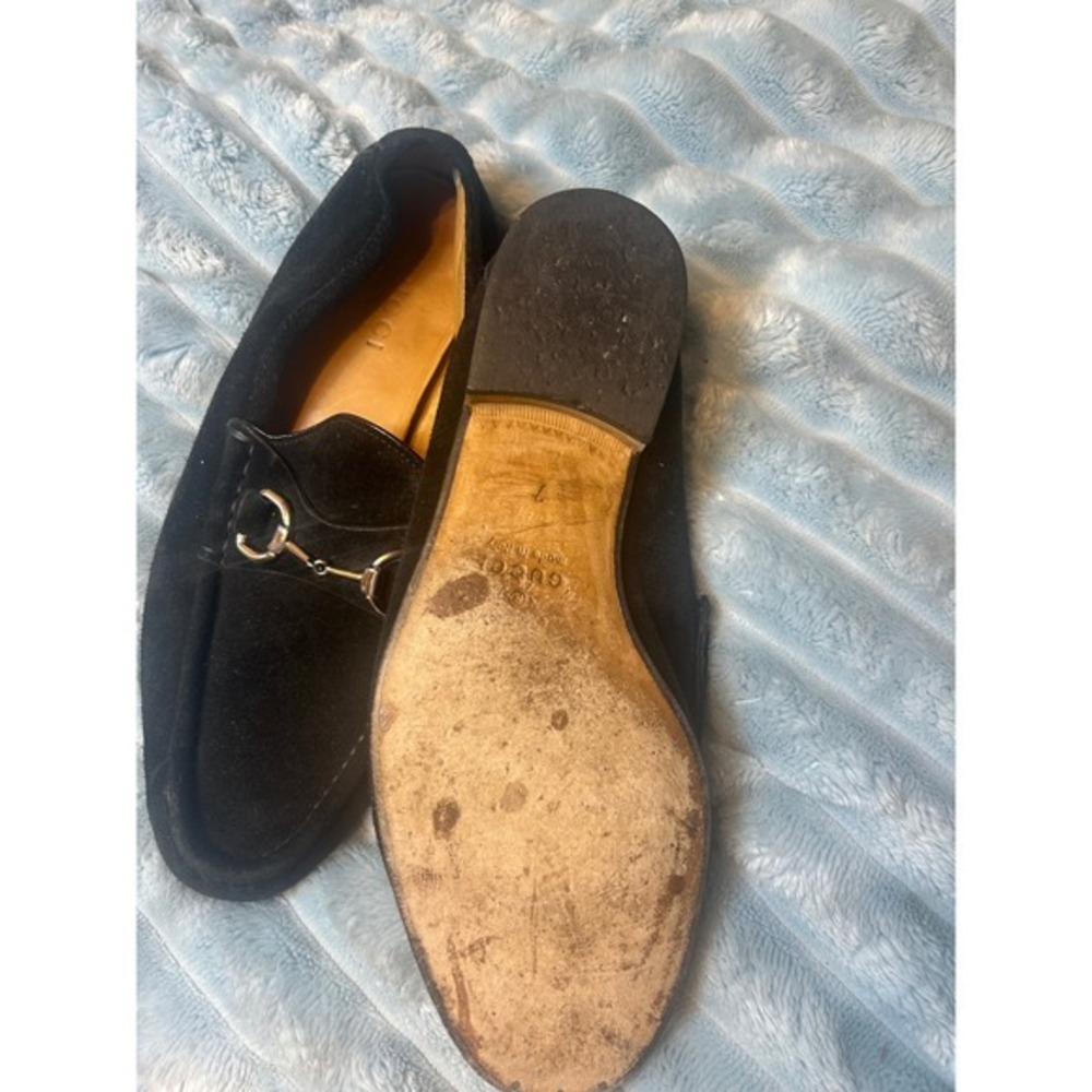 Gucci Loafers Men's Excellent Condition Black Dress Shoes 7 Italian / 7.5 USA - Picture 11 of 17